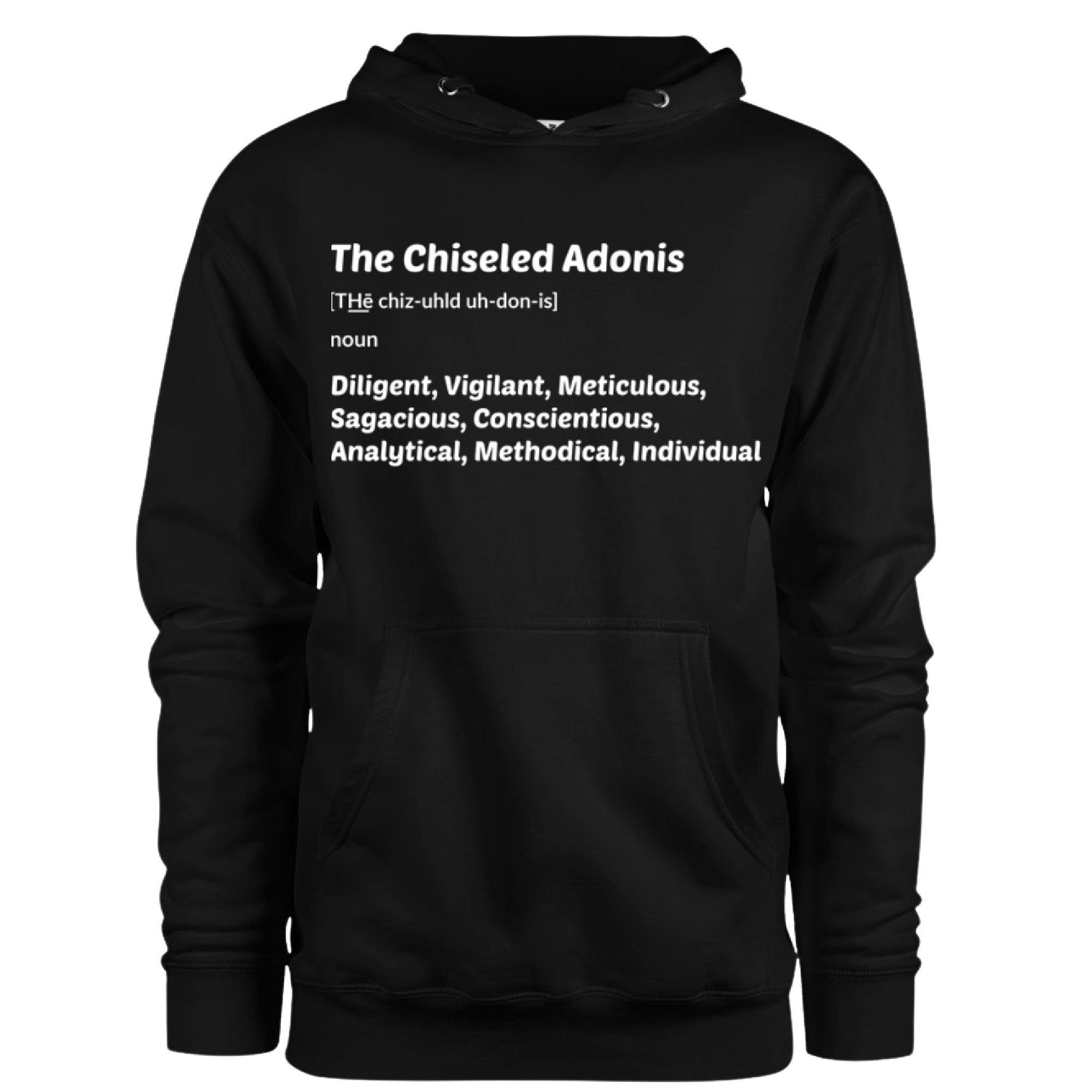 CHISELED ADONIS DEFINITION HOODIE – Chiseled Adonis Shop